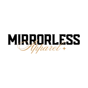 mirrorlessapparel brand logo for mirrorlessapparel.com