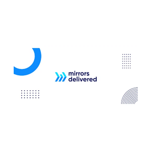 mirrorsdelivered brand logo for mirrorsdelivered.com