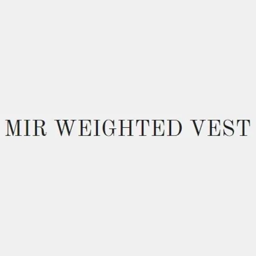 mirweightedvest brand logo for mirweightedvest.com