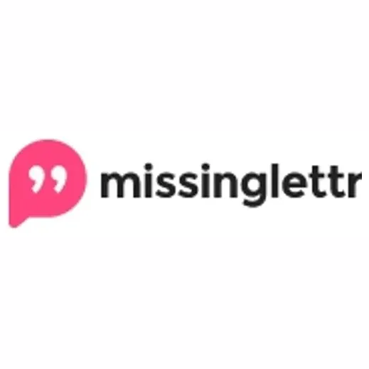 missinglettr brand logo for missinglettr.com