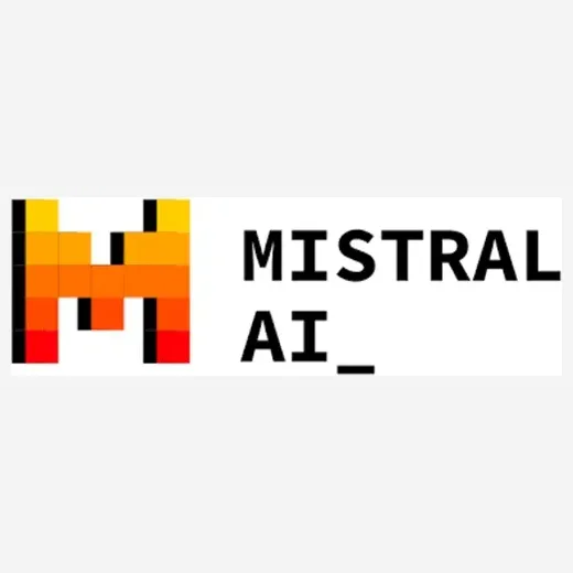 mistral brand logo for mistral.ai
