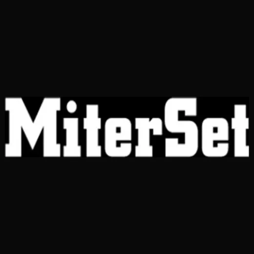 miterset brand logo for miterset.com