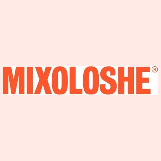 mixoloshe brand logo for mixoloshe.com