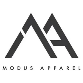 modusapparel brand logo for modusapparel.com
