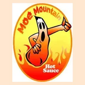 moemountainhotsauce brand logo for moemountainhotsauce.com