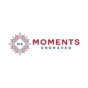 momentsengraved brand logo for momentsengraved.com