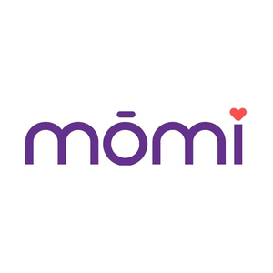 momi brand logo for momi.baby