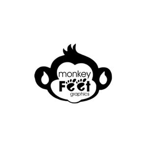 monkeyfeetgraphics brand logo for monkeyfeetgraphics.com