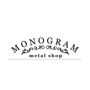 monogrammetalshop brand logo for monogrammetalshop.com
