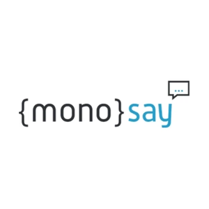 monosay brand logo for monosay.com