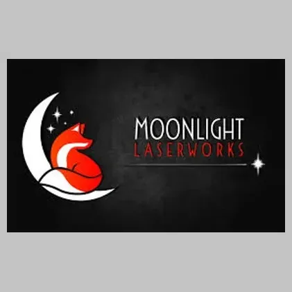 moonlightlaserworks brand logo for moonlightlaserworks.com