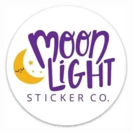 moonlightstickerco brand logo for moonlightstickerco.com