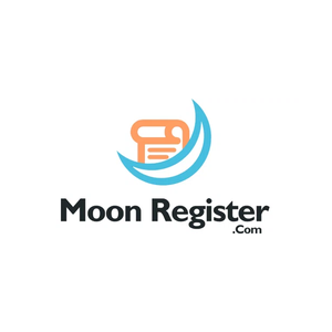 moonregister brand logo for moonregister.com