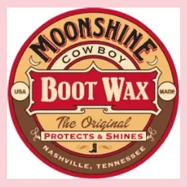 moonshinebootwax brand logo for moonshinebootwax.com