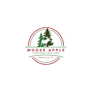 mooseapplechristmastreefarm brand logo for mooseapplechristmastreefarm.com