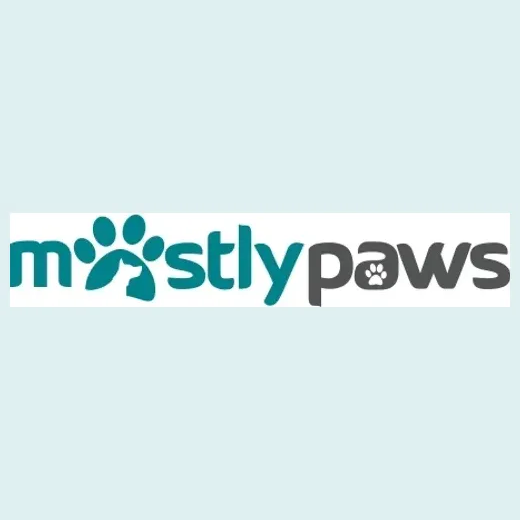 mostlypaws brand logo for mostlypaws.com