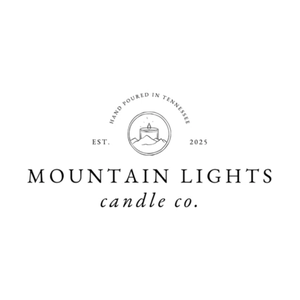 mountainlightscandleco brand logo for mountainlightscandleco.com