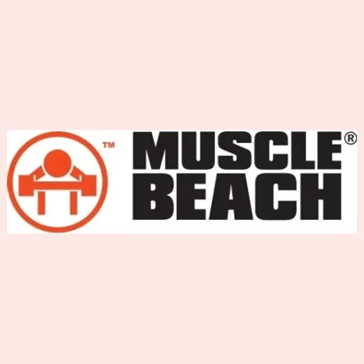 musclebeach brand logo for musclebeach.com