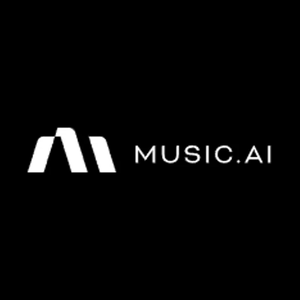 music brand logo for music.ai