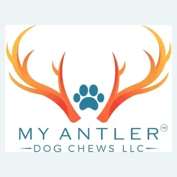myantlerdogchews brand logo for myantlerdogchews.com