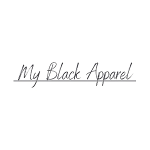 myblackapparel brand logo for myblackapparel.com