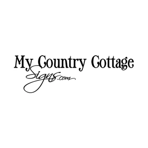 mycountrycottagesigns brand logo for mycountrycottagesigns.com