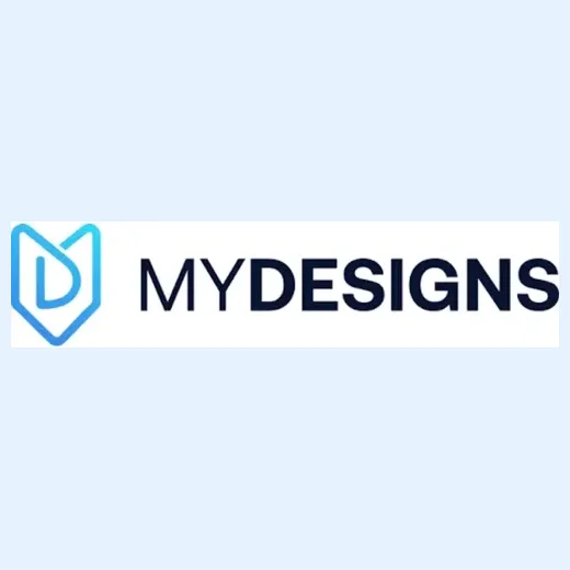 mydesigns brand logo for mydesigns.io
