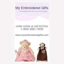 myembroideredgifts brand logo for myembroideredgifts.com