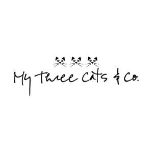 mythreecats brand logo for mythreecats.com