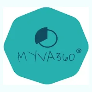 myva360 brand logo for myva360.com