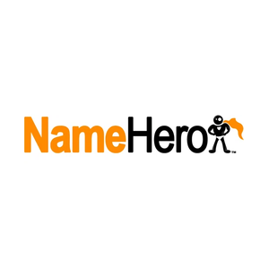 namehero brand logo for namehero.com