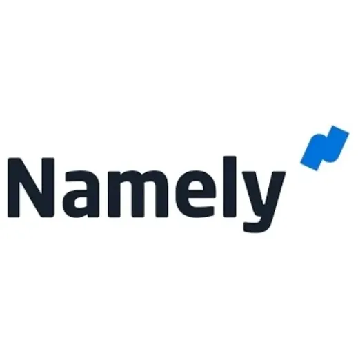 namely brand logo for namely.com