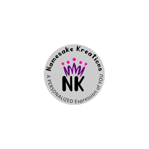 namesakekreations brand logo for namesakekreations.com