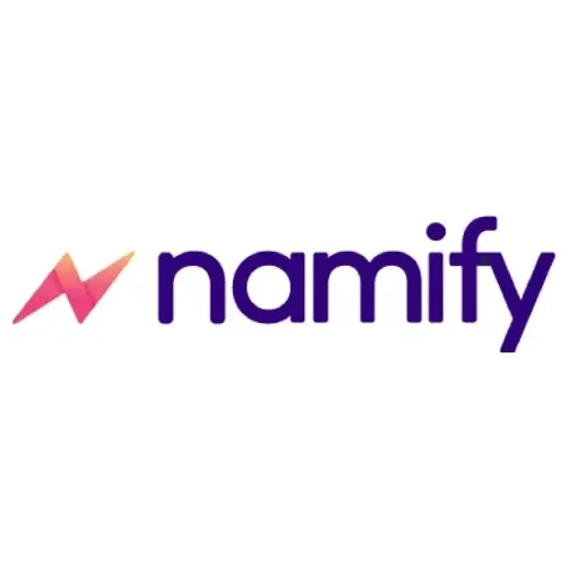 namify brand logo for namify.tech