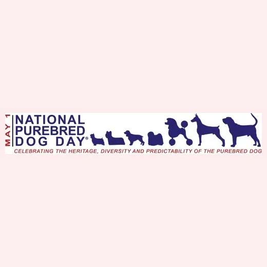 nationalpurebreddogday brand logo for nationalpurebreddogday.com