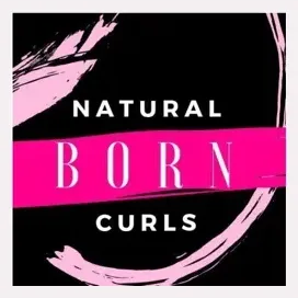 naturalborncurls brand logo for naturalborncurls.com