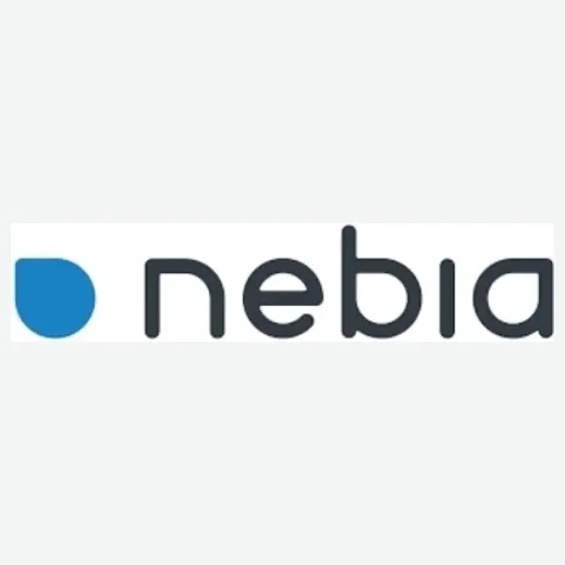 nebia brand logo for nebia.com