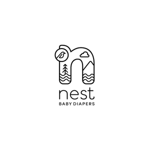 nestdiapers brand logo for nestdiapers.com
