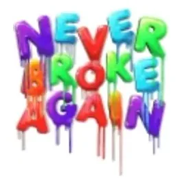 neverbrokeagain brand logo for neverbrokeagain.com