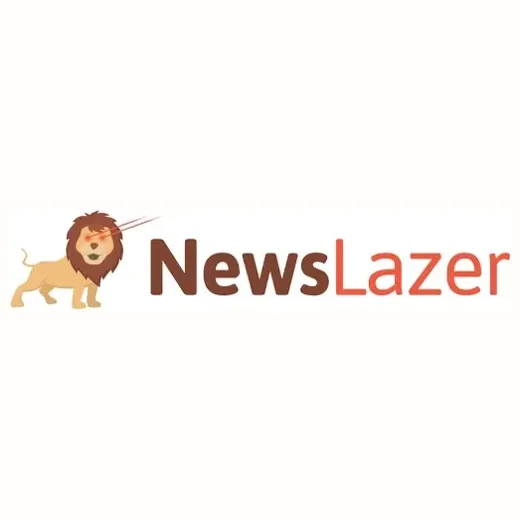 newslazer brand logo for newslazer.com