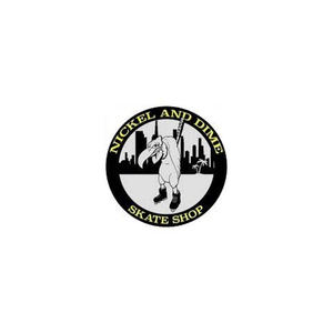 nickelanddimeskateshop brand logo for nickelanddimeskateshop.com