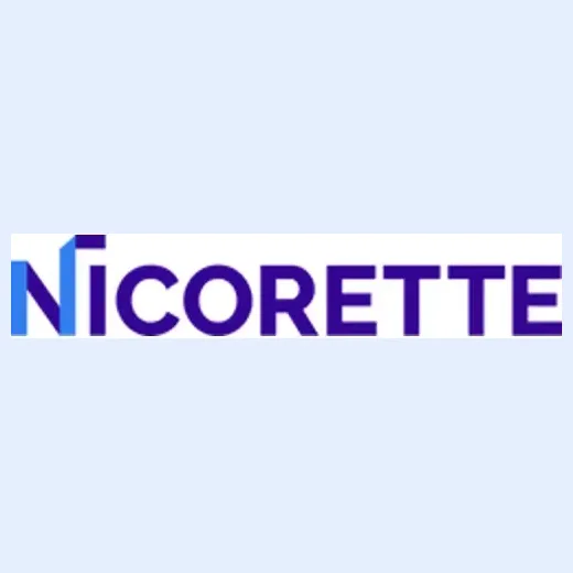 Nicorette brand logo for nicorette.com