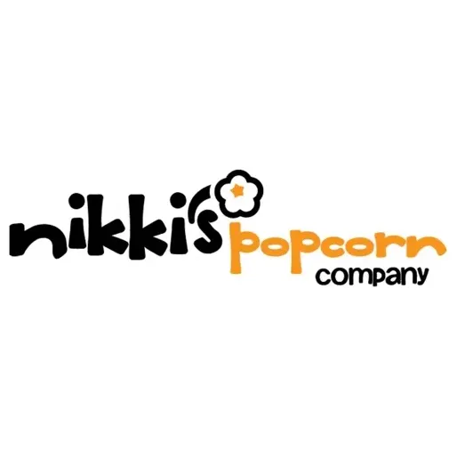 nikkispopcorn brand logo for nikkispopcorn.com