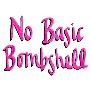 nobasicbombshell brand logo for nobasicbombshell.com