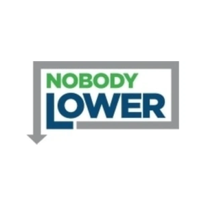 nobodylower brand logo for nobodylower.com