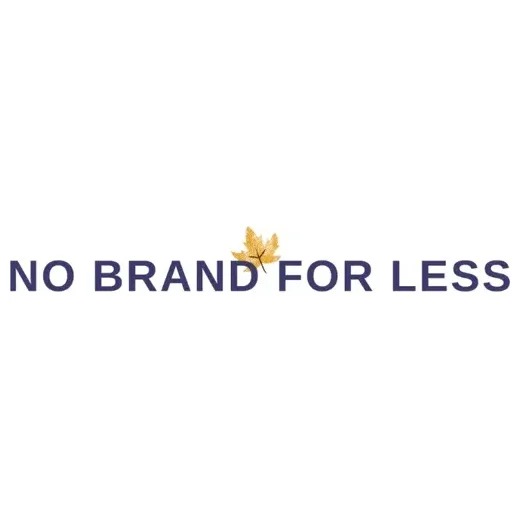 nobrandforless brand logo for nobrandforless.com
