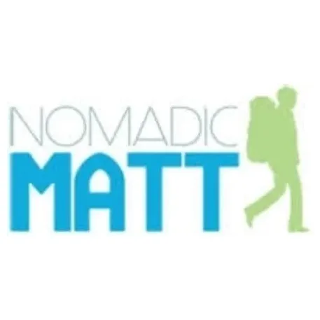 nomadicmatt brand logo for nomadicmatt.com