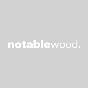 notablewood brand logo for notablewood.com