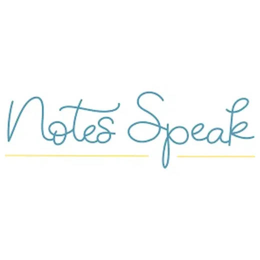 notesspeak brand logo for notesspeak.com