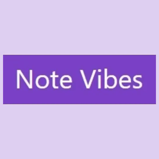 notevibes brand logo for notevibes.com